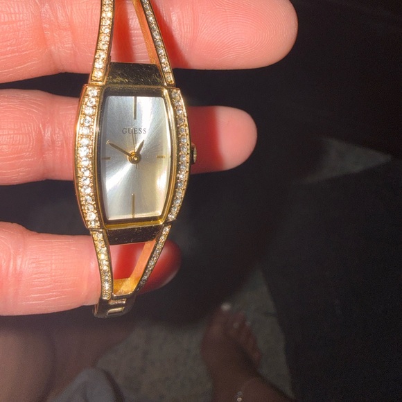 Guess Gold Women's Watch with White Dial and diamonds like accents - Picture 5 of 5